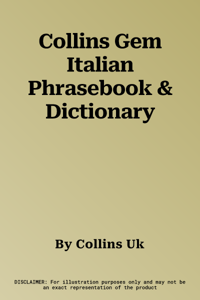 Collins Gem Italian Phrasebook & Dictionary