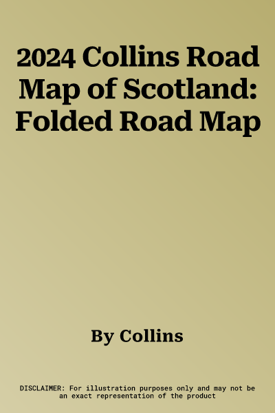 2024 Collins Road Map of Scotland: Folded Road Map