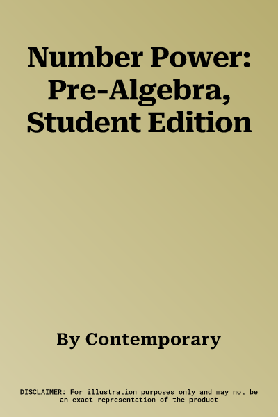 Number Power: Pre-Algebra, Student Edition