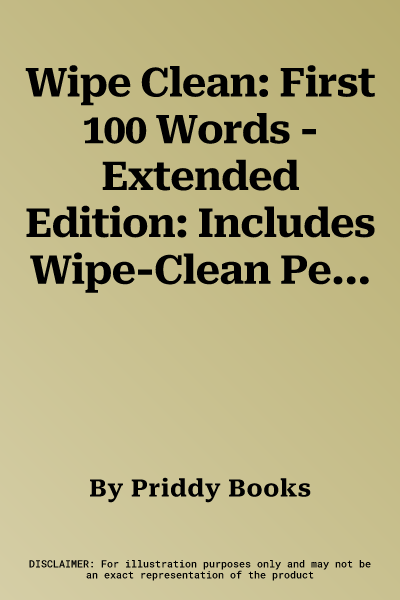 Wipe Clean: First 100 Words - Extended Edition: Includes Wipe-Clean Pen