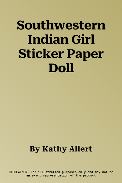 Southwestern Indian Girl Sticker Paper Doll