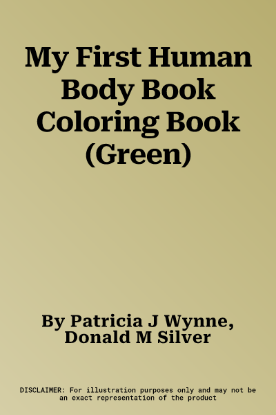 My First Human Body Book Coloring Book (Green)