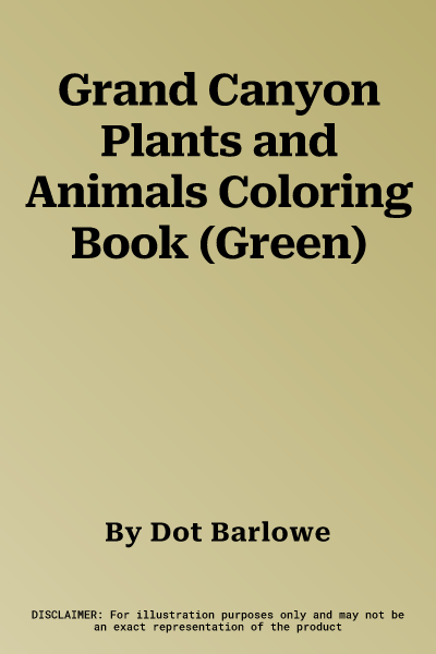 Grand Canyon Plants and Animals Coloring Book (Green)