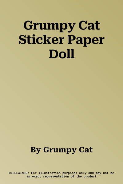 Grumpy Cat Sticker Paper Doll