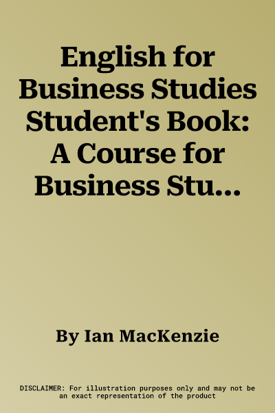 English for Business Studies Student's Book: A Course for Business Studies and Economics Students (Student)