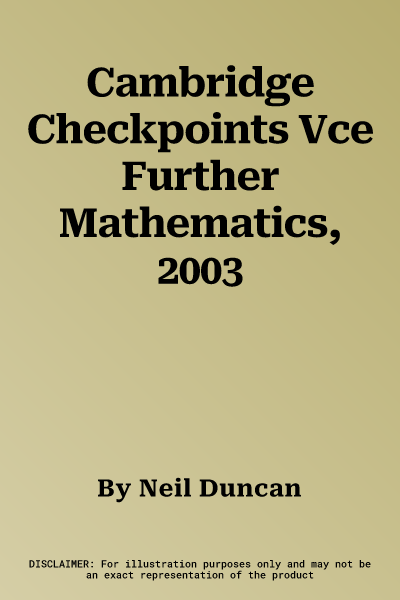 Cambridge Checkpoints Vce Further Mathematics, 2003