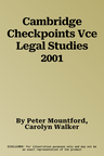 Cambridge Checkpoints Vce Legal Studies 2001