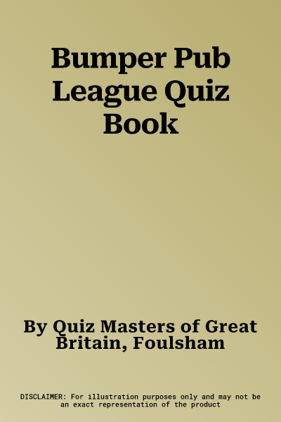 Bumper Pub League Quiz Book