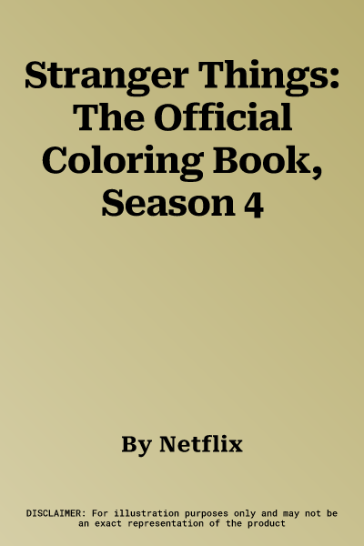 Stranger Things: The Official Coloring Book, Season 4