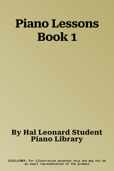 Piano Lessons Book 1