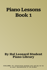 Piano Lessons Book 1