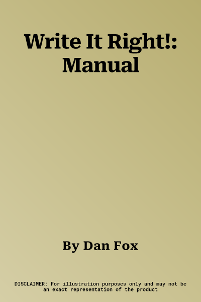 Write It Right!: Manual