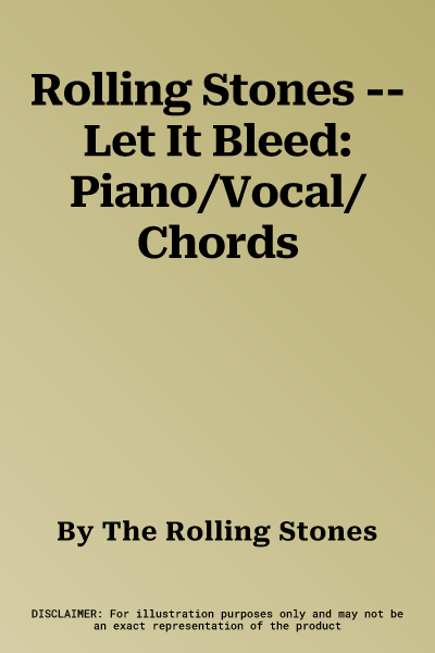 Rolling Stones -- Let It Bleed: Piano/Vocal/Chords