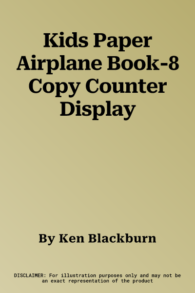 Kids Paper Airplane Book-8 Copy Counter Display