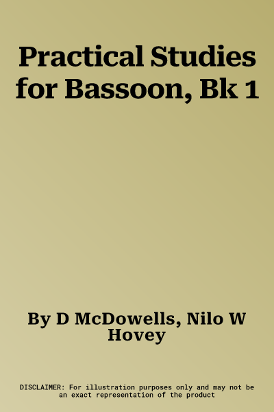 Practical Studies for Bassoon, Bk 1