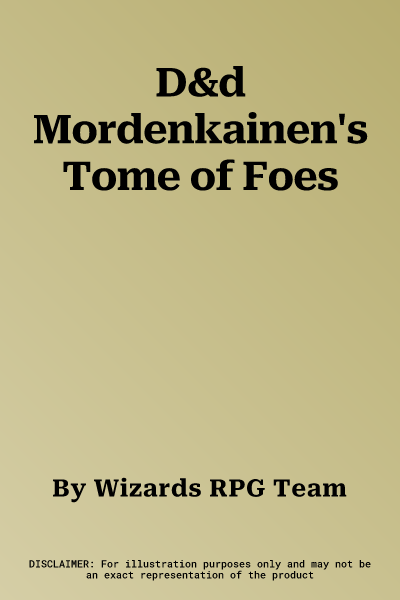 D&d Mordenkainen's Tome of Foes