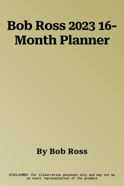 Bob Ross 2023 16-Month Planner