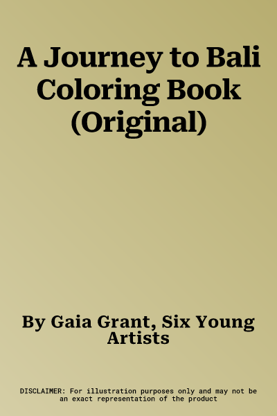 A Journey to Bali Coloring Book (Original)