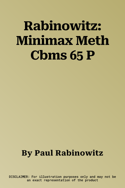 Rabinowitz: Minimax Meth Cbms 65 P