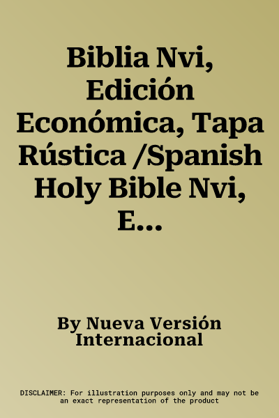 Biblia Nvi, Edición Económica, Tapa Rústica /Spanish Holy Bible Nvi, Economy Edition, Softcover