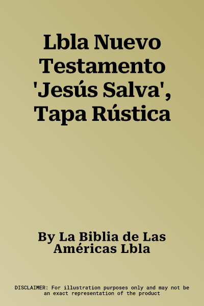 Lbla Nuevo Testamento 'Jesús Salva', Tapa Rústica