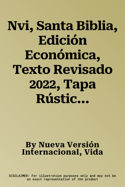 Nvi, Santa Biblia, Edición Económica, Texto Revisado 2022, Tapa Rústica, Paquete de 28