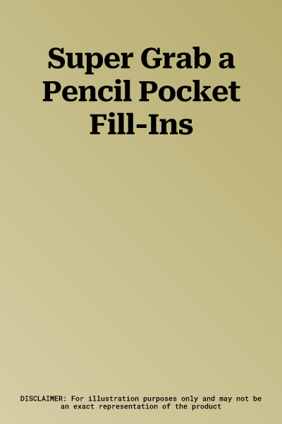 Super Grab a Pencil Pocket Fill-Ins