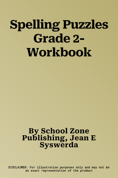 Spelling Puzzles Grade 2-Workbook