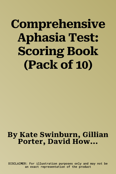 Comprehensive Aphasia Test: Scoring Book (Pack of 10)