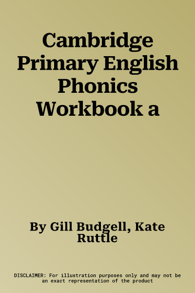 Cambridge Primary English Phonics Workbook a