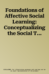 Foundations of Affective Social Learning: Conceptualizing the Social Transmission of Value