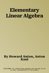 Elementary Linear Algebra