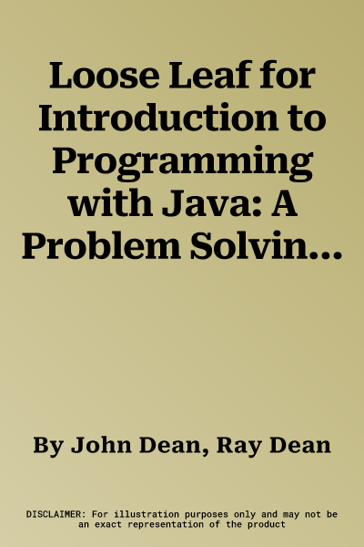 Loose Leaf for Introduction to Programming with Java: A Problem Solving Approach