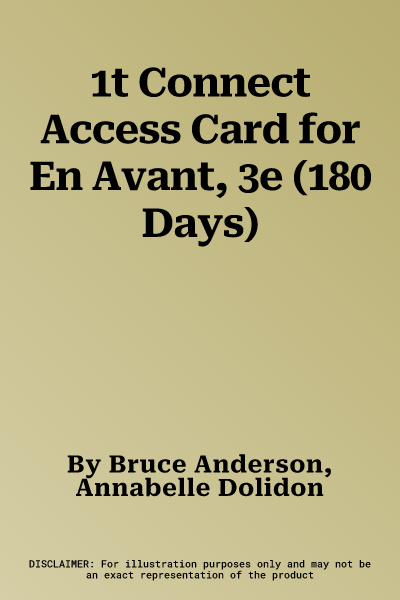 1t Connect Access Card for En Avant, 3e (180 Days)