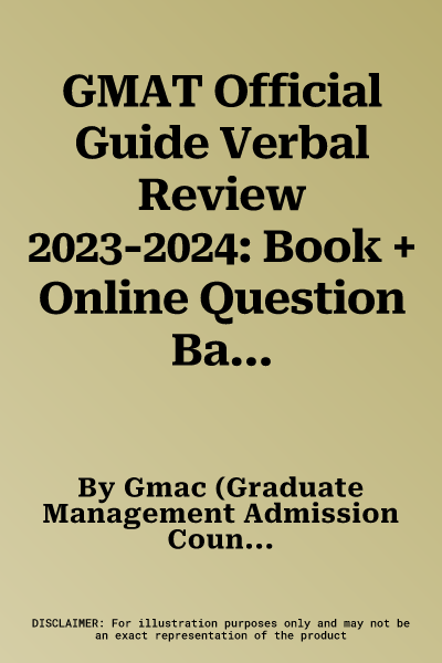 GMAT Official Guide Verbal Review 2023-2024: Book + Online Question Bank