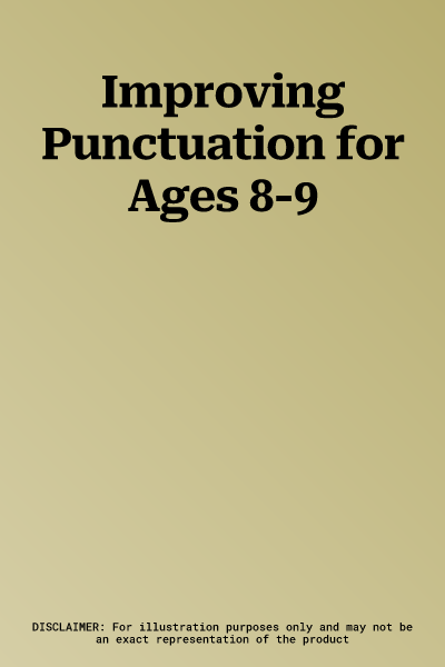 Improving Punctuation for Ages 8-9