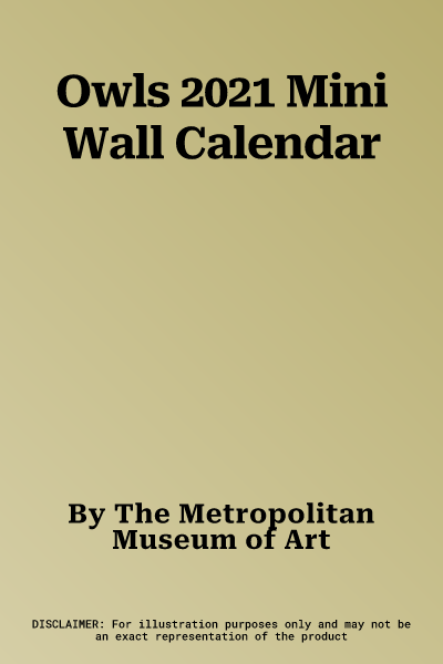 Owls 2021 Mini Wall Calendar