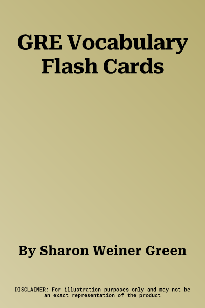 GRE Vocabulary Flash Cards