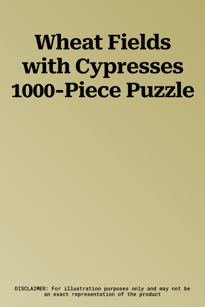 Wheat Fields with Cypresses 1000-Piece Puzzle