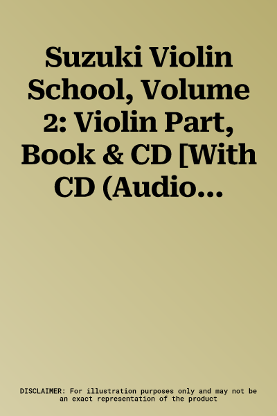 Suzuki Violin School, Volume 2: Violin Part, Book & CD [With CD (Audio)]