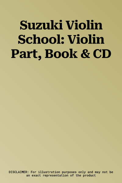 Suzuki Violin School: Violin Part, Book & CD