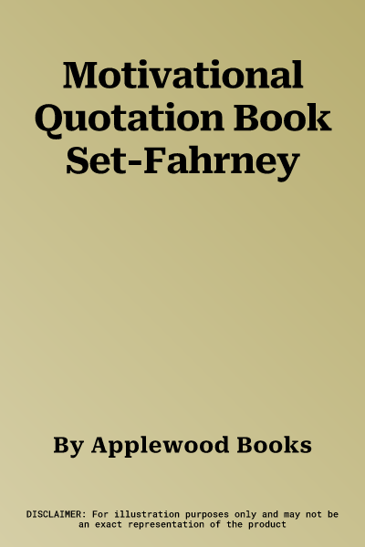 Motivational Quotation Book Set-Fahrney