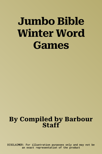 Jumbo Bible Winter Word Games