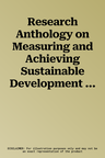 Research Anthology on Measuring and Achieving Sustainable Development Goals