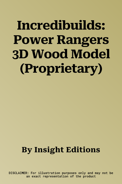 Incredibuilds: Power Rangers 3D Wood Model (Proprietary)