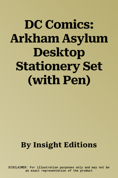 DC Comics: Arkham Asylum Desktop Stationery Set (with Pen)