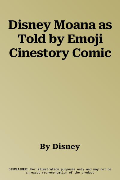 Disney Moana as Told by Emoji Cinestory Comic