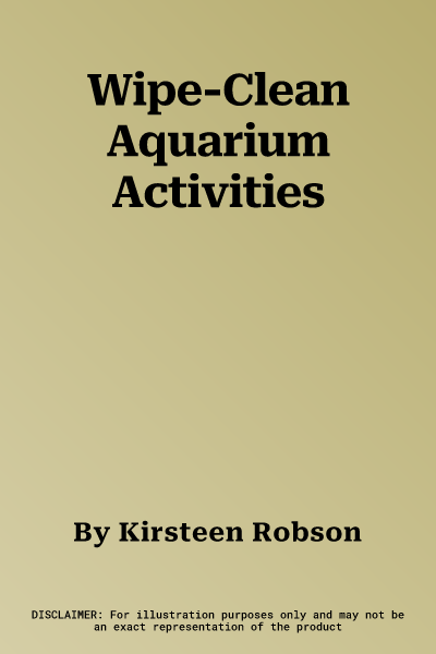 Wipe-Clean Aquarium Activities