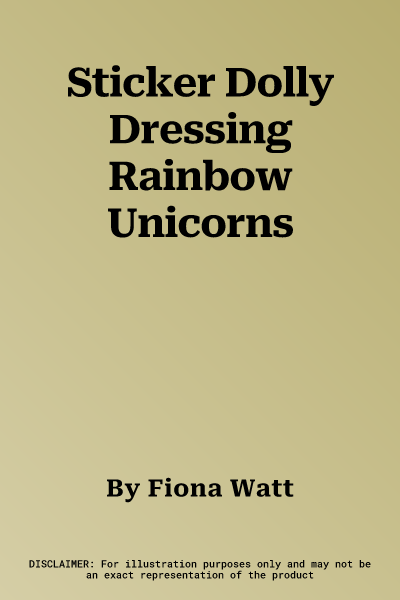 Sticker Dolly Dressing Rainbow Unicorns