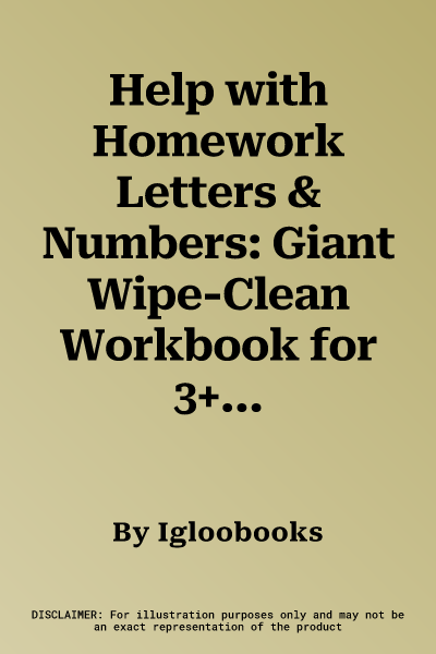 Help with Homework Letters & Numbers: Giant Wipe-Clean Workbook for 3+ Year-Olds